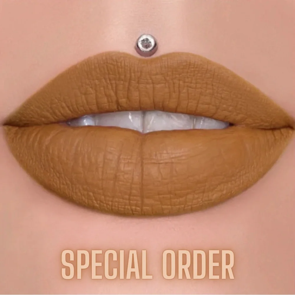 Jeffree Star Special Order Gold Yellow Velour Liquid Lipstick Matte Retro 70s